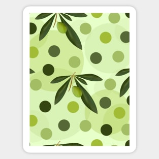 Olives - Mediterranean pattern Sticker